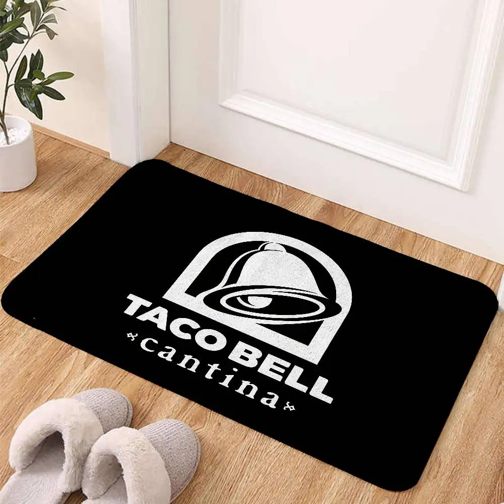 Taco Bell Carpet Bathroom Anti-slip Mat Door Mat Home Decoration Mat Entrance Door Mat Scratch-resistant Door Mat
