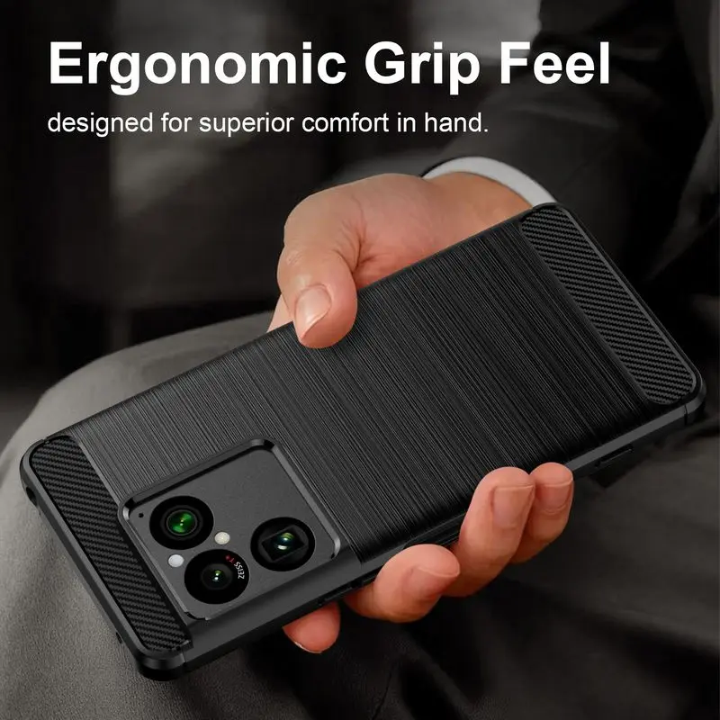 Funda para Sony Xperia 1 VIII, parachoques de TPU cepillado, funda protectora a prueba de golpes y antiarañazos para Xperia 1 VIII