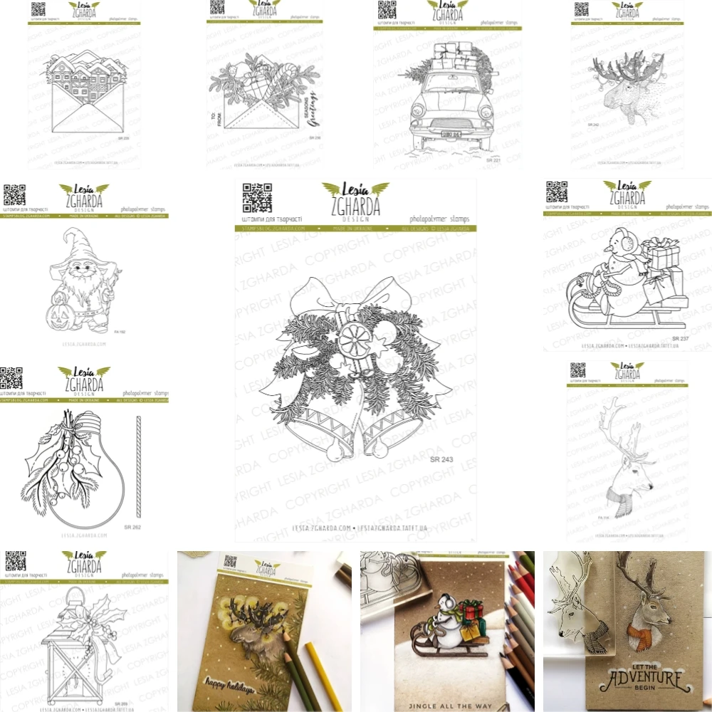 Christmas Bayonet Socket Bulb DIY Scrapbooking Clear Silicone Stamps Craft Supplies for Photo Album Card Making