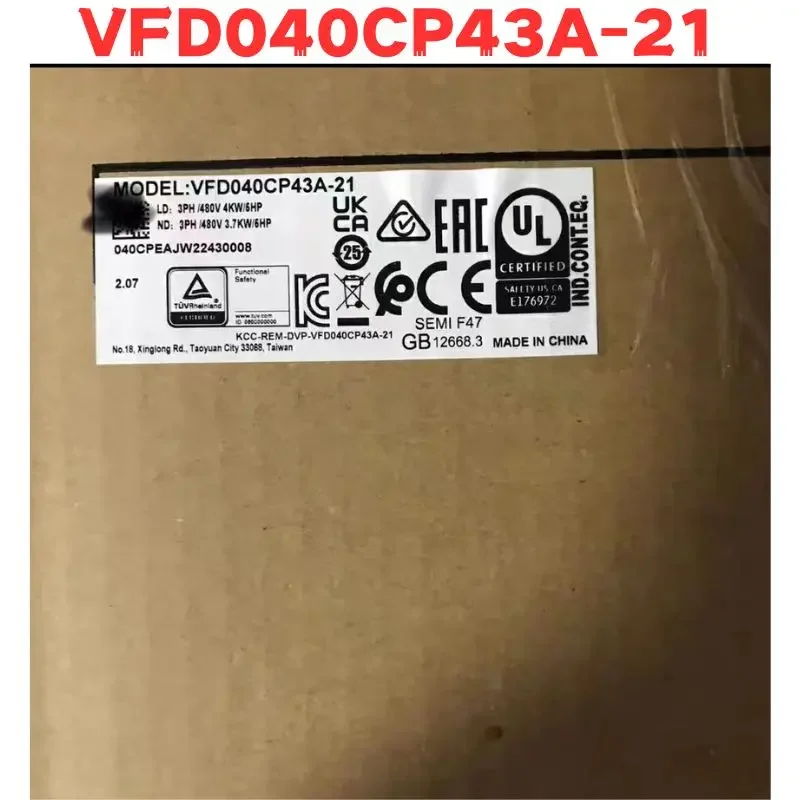 

New Original VFD040CP43A-21 VFD040CP43A 21 Inverter 4KW