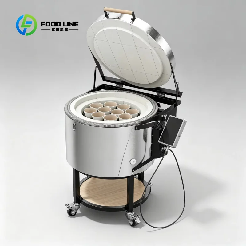 Customized 30L High Temperature Round Electric Ceramic Kiln Pottery Kiln Lightweight Low Power Home Studio Ceramic