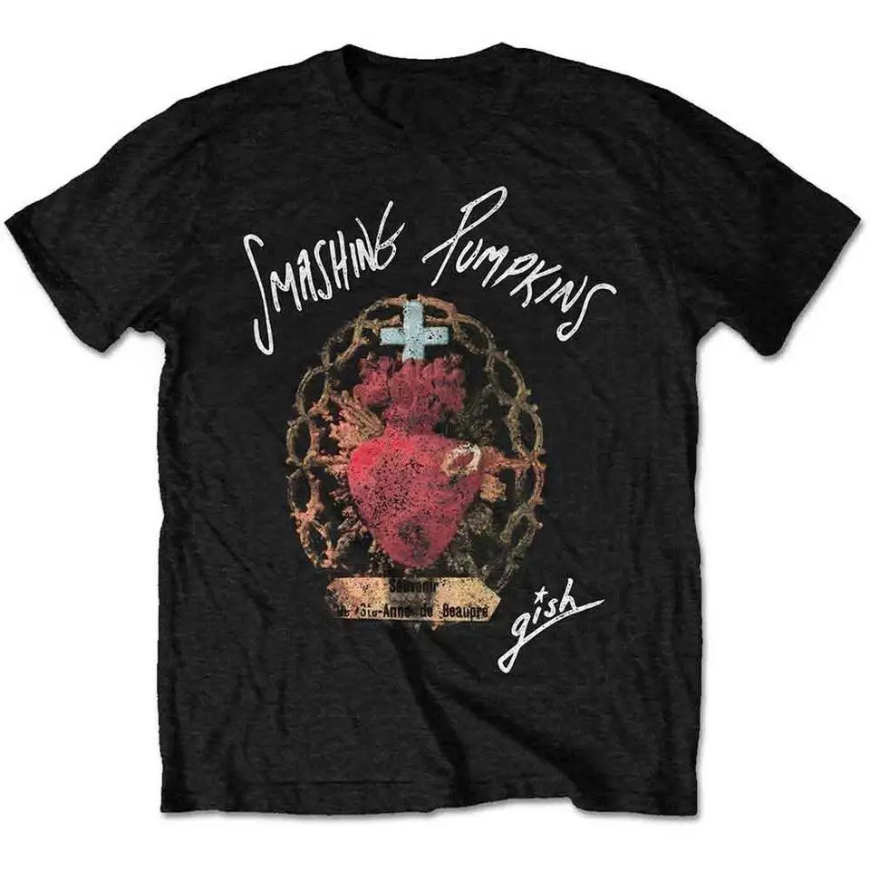 Vintage Fashion Top Smash Pumpkin Souvenir Black T-shirt Print Cotton Graphic T-shirt Summer New Men's and Women's Unisex