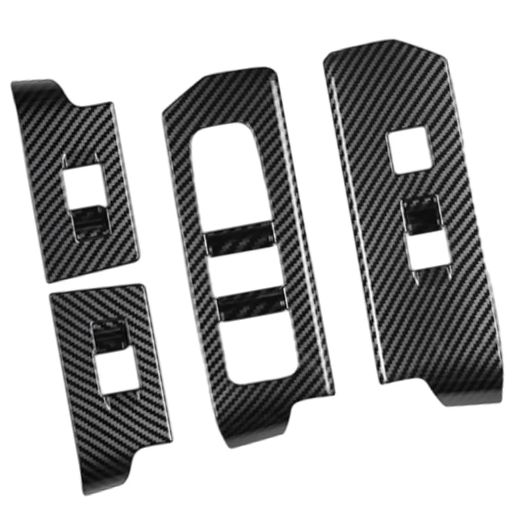 

Накладка на панель кнопок стеклоподъемников для Toyota 4Runner 2025-2026, декоративная рамка внутренней ручки двери, накладка на кнопку управления боковым стеклом