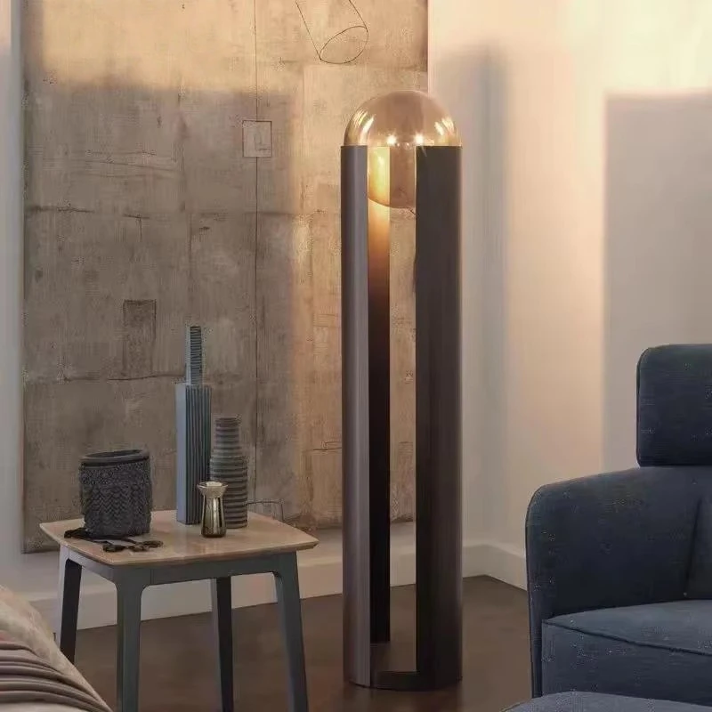

Morden Luxury Led Floor Lamp Brass Standing Lamp Personality Glass Ball Lamps Bedroom Living Room Study Decorative Lamp
