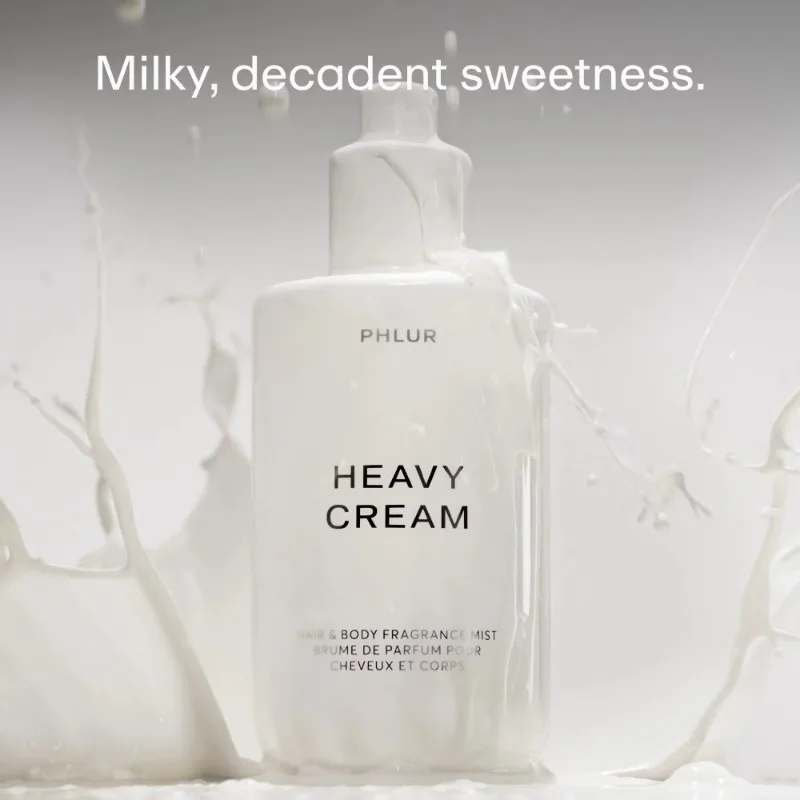 PHLUR HEAVY CREAM CARAMEL SKIN Dragon Fruit SET عطر نسائي عربي فرمون للشعر والجسم رذاذ كولونيا للرجل