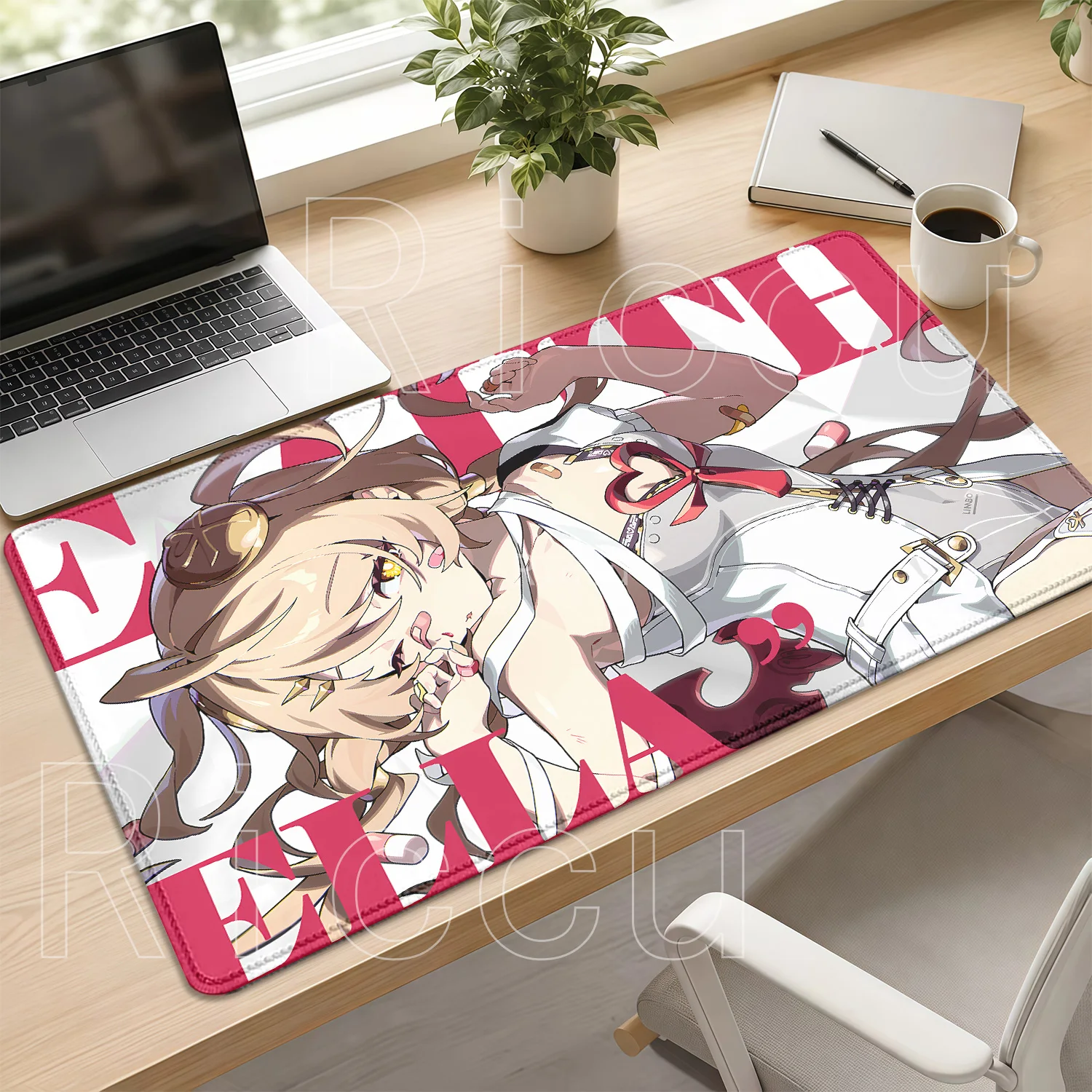 Phoenix Zenless Zone Zero ZZZero Mouse Pad Kawaii Gaming XXL Non-slip Mousepad Anime Girl Keyboard Overlock HD Printing Desk Mat