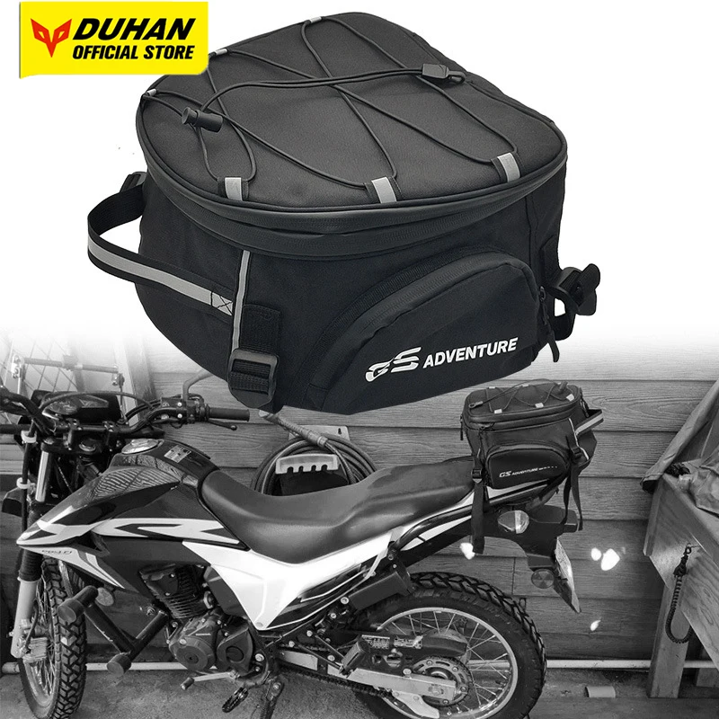 

Сумка для мотоциклетного шлема, сумка на заднее сиденье для мотокросса, подходит для R1200GS R1250GS, многофункциональная сумка, водонепроницаемая сумка большой вместительности