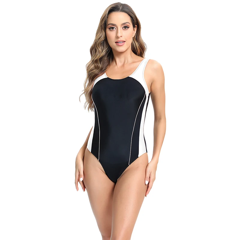 

2024 Female Sexy Swimwear Summer Swimming Sports Swimsuit Women Diving Hot Spring One-piece Clothes