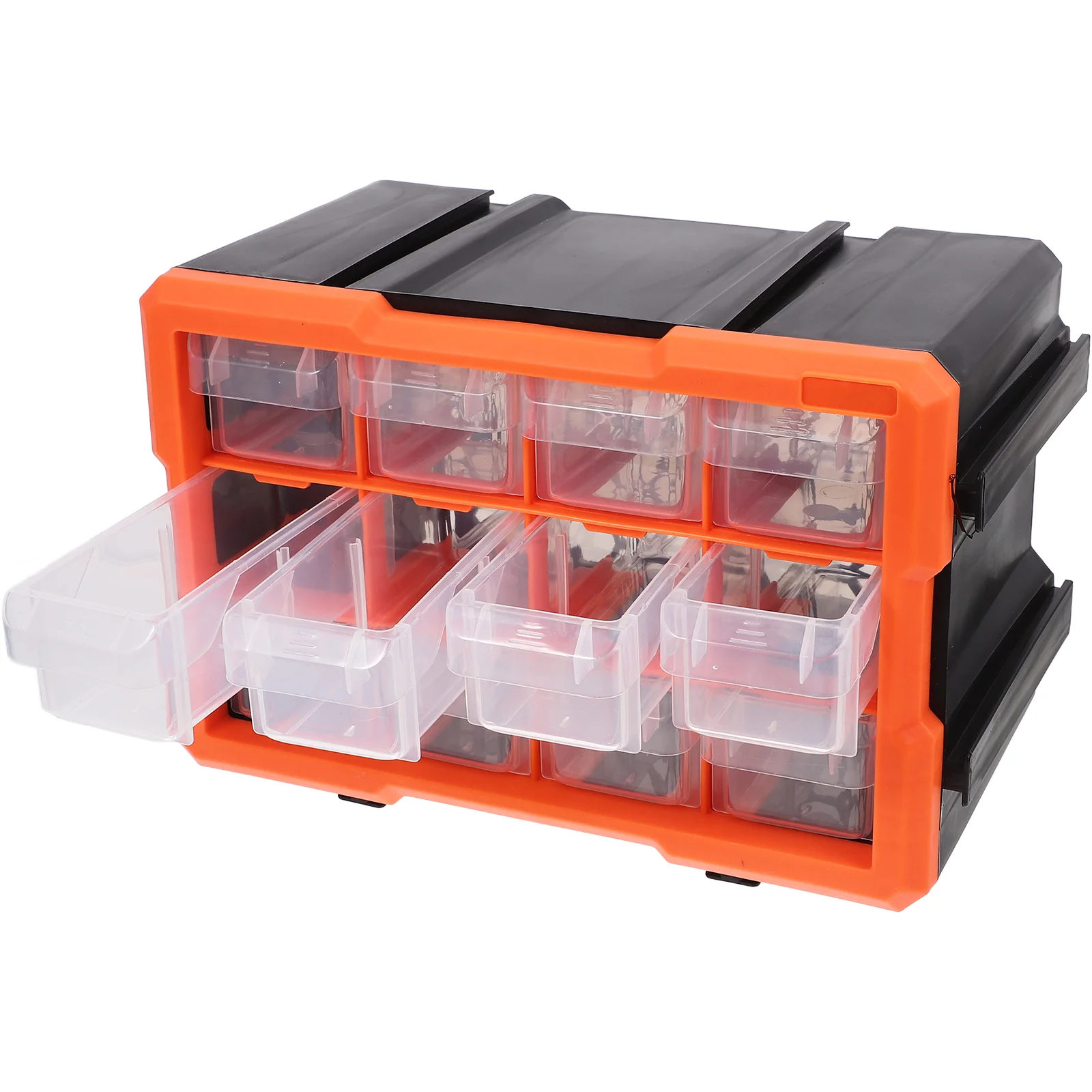 Storage Box Screw Organizer Portable Tool Cabinet Craft and Drawers Parts Toolbox Electronic Lattice Plastic