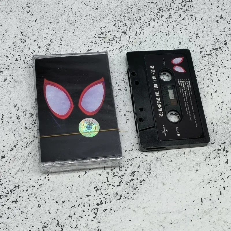 Marvel  SpiderMan Music Tapes Anime Best Collection Music Magnetic Walkman Superhero Cassettes Commemorative Tapes Birthday Gift