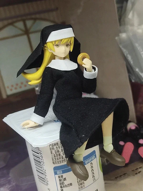 

P5-2-1 1/12 одежда, наряд монахини, платье, юбка, модель для 6 дюймовfigma shf, рамка с оружием