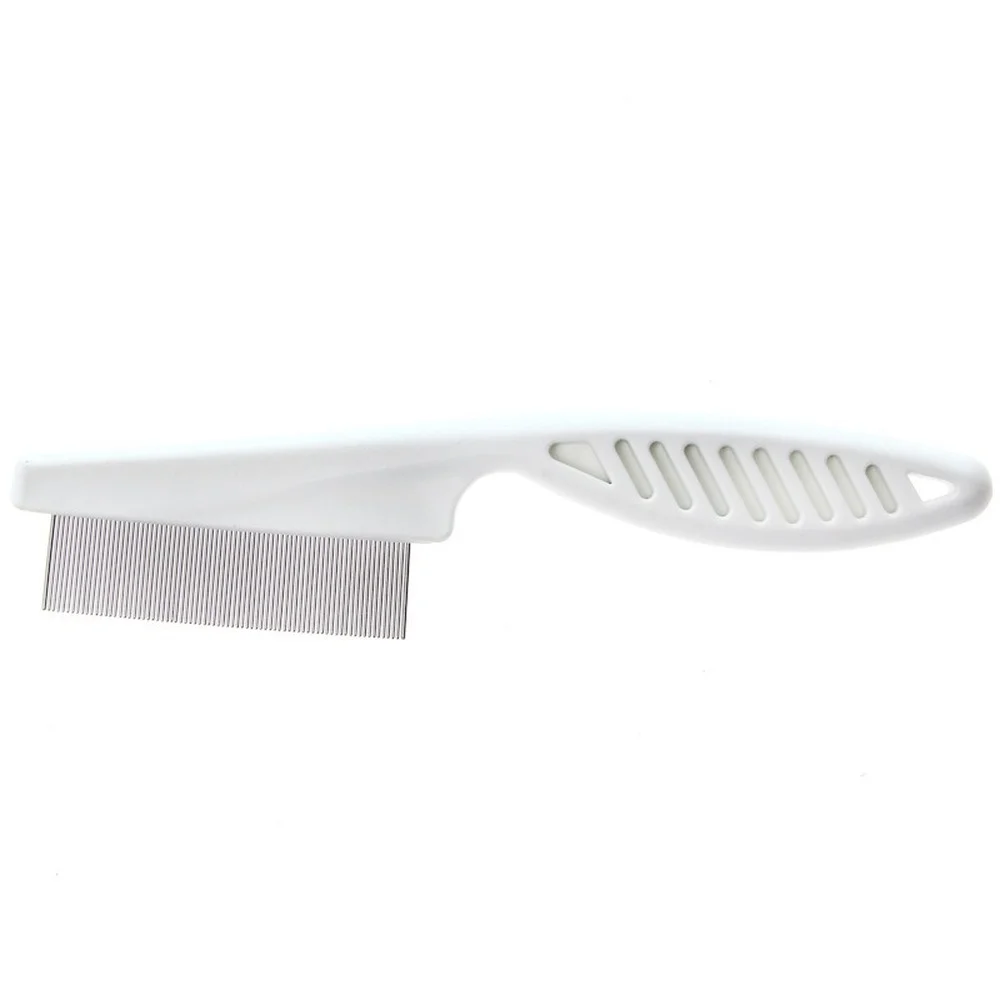 High Comfort Head Lice Comb Metal Nit Head Hair Lice Comb Fine Toothed Flea Flee with Handle For Kids Pet Tool