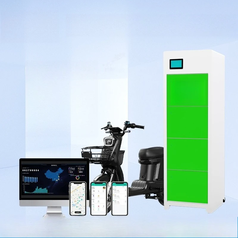 Warehouse electric vehicle battery change cabinet, rider change cabinet outdoor