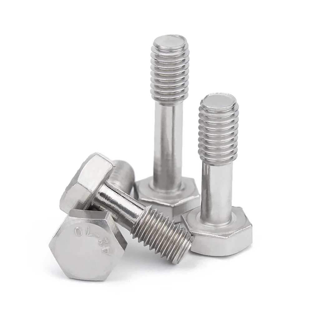 Imperial UNC/UNF Size 8# 10# 12# DIN933 304 Stainless Steel Hex Captive Bolt Anti-Loosening Loose Fit Screw