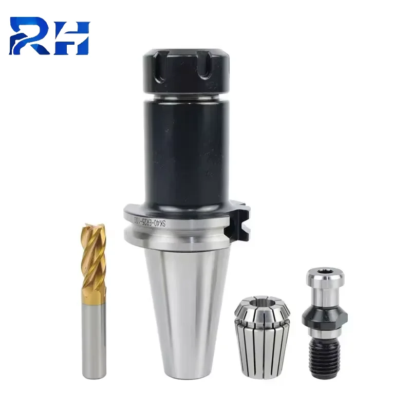 

RH SK30 40 50 ER16 ER20 ER25 ER32 ER40 70L spring collet tool holder high precision DIN69871 CNC milling machine tool holder