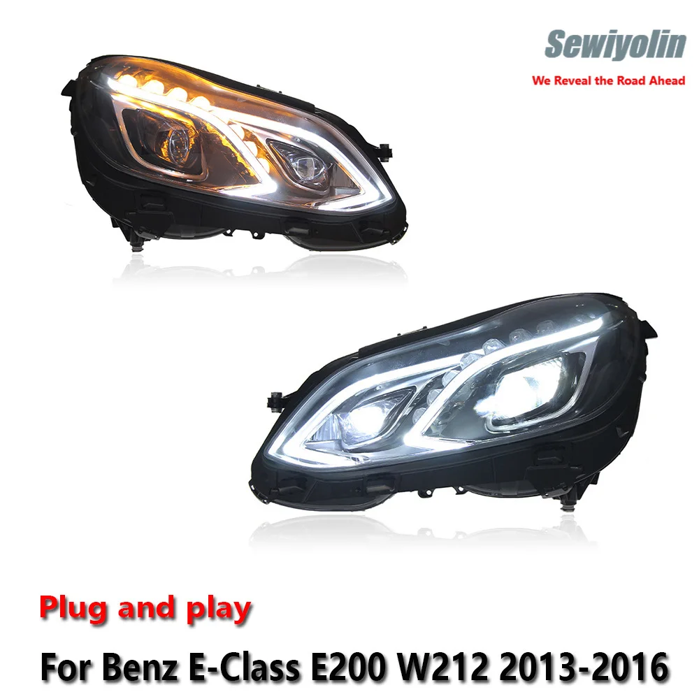 

Car LED Auto Headlight Parts For Benz E-Class E200 W212 2009-2016 DRL Brake Turn Signal Lamp Plug And Play