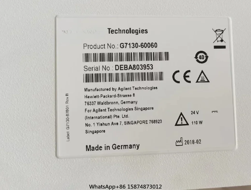 

For Agilent G7130-60060 G7130-60030 Liquid 1260 Column Temperature Chamber 1 Piece