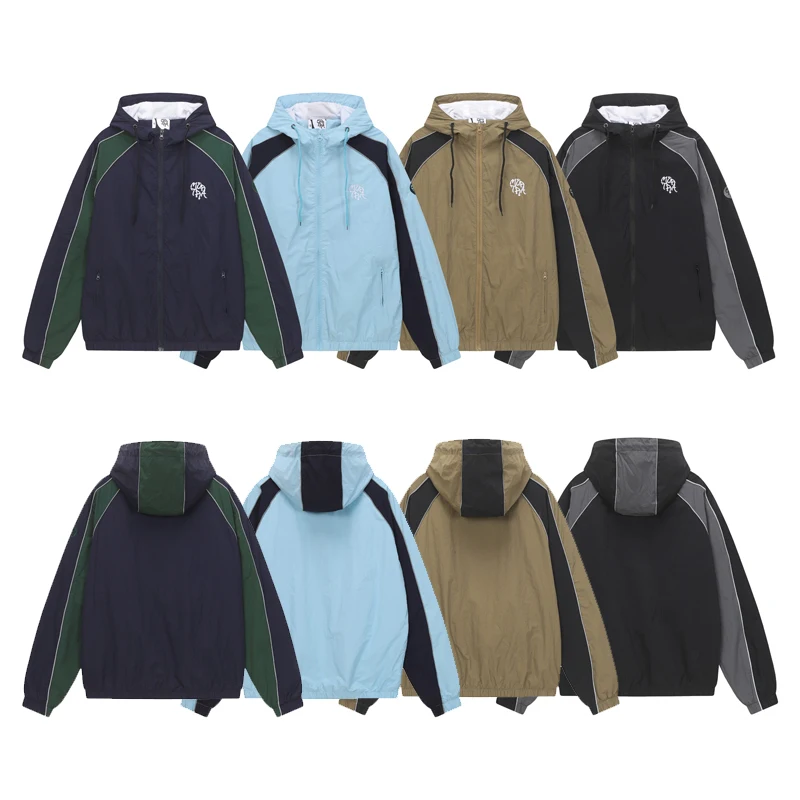 

Повседневная ветровка в спортивном стиле, куртка Mertra, классическая уличная модная толстовка на молнии с капюшоном и вышивкой логотипа