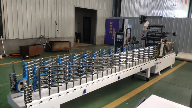 Hot Melt Glue Profile Wrapping Machine High Quality Wood Door Frame Making Pvc Profile Wrapping Machine