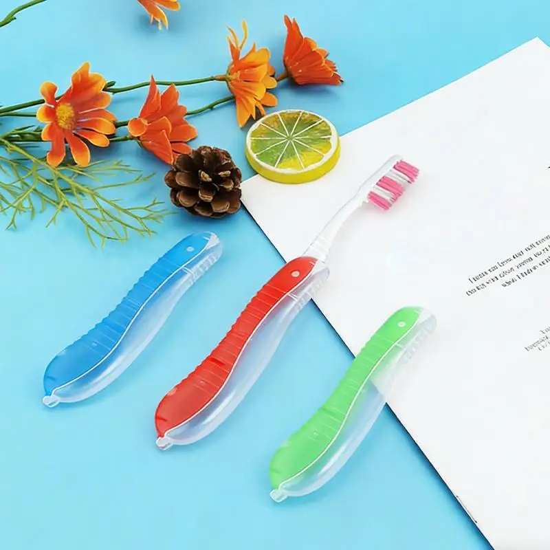 【Hygiene Oral Portable Disposable Foldable Travel Folding Camping Toothbrush Hiking Tooth Brush Tooth Cleaning Tools】