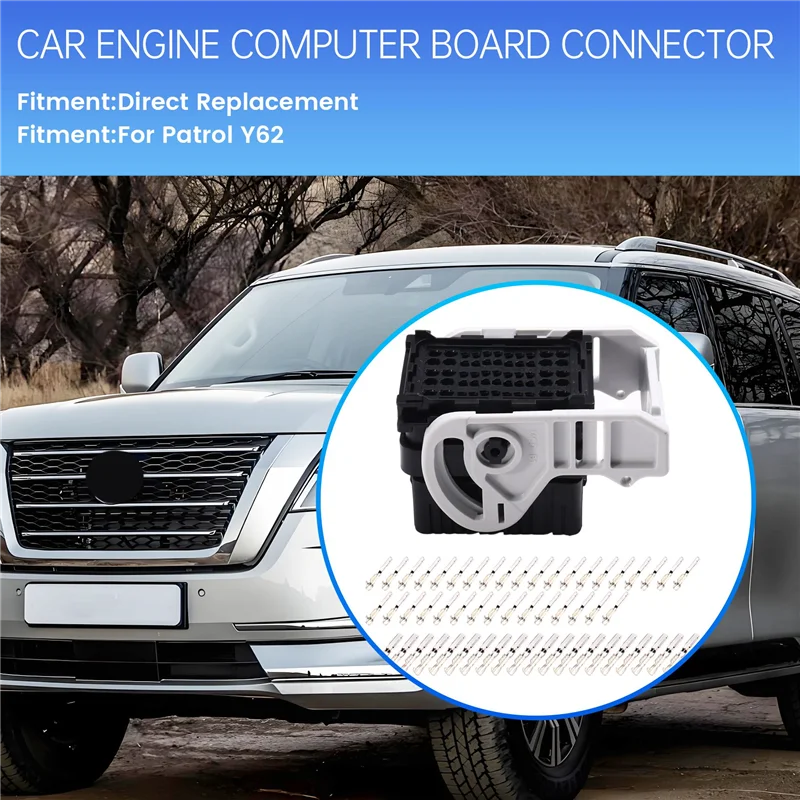 

Precisionn 55 Pin Car Engine Computer Board Connector ECU Module Plug With Terminals For Infiniti Nissan Patrol Y62