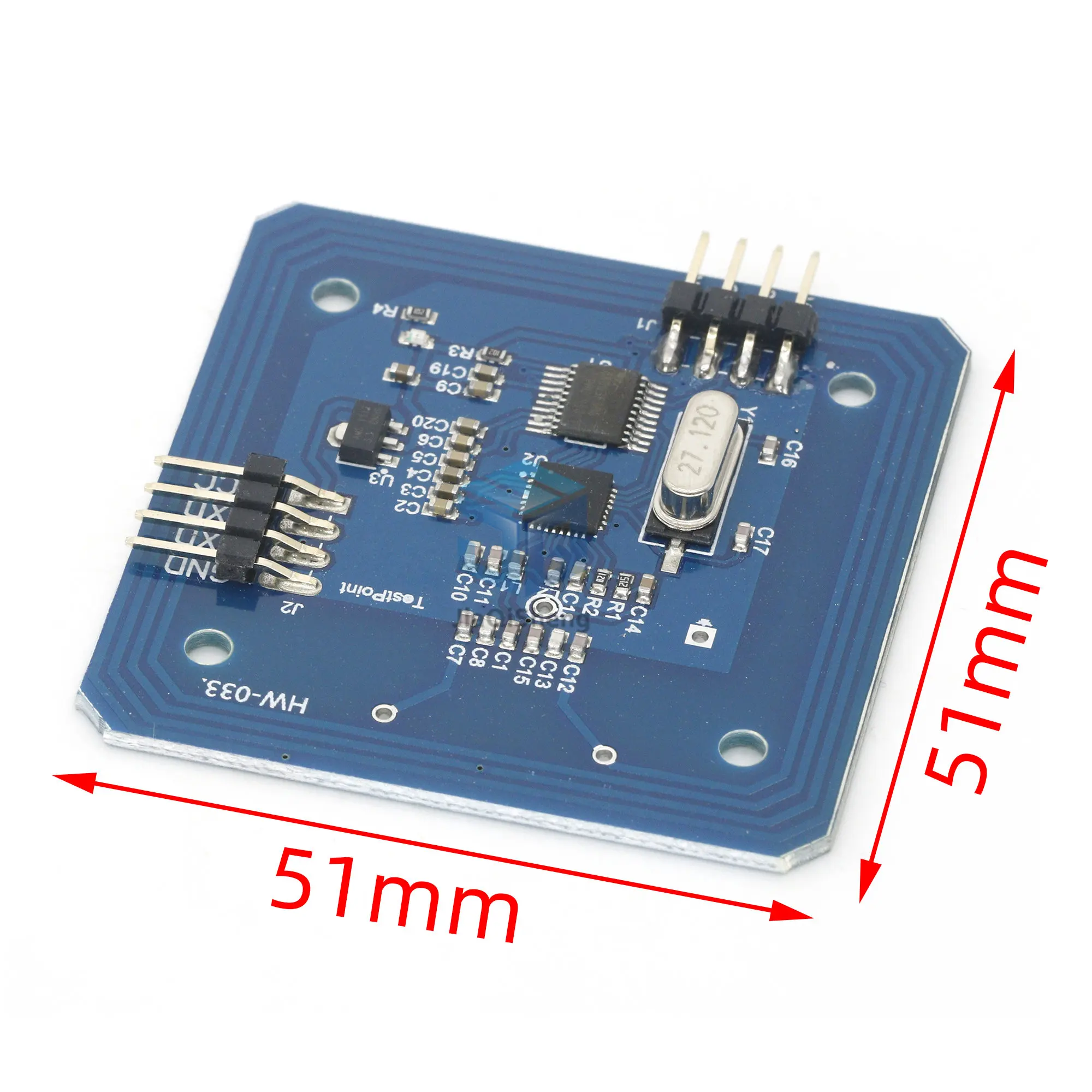 RC522 RFID Reader Module Serial 13.56mhz IC Card Reader MFRC522 RF module Development Board RFID