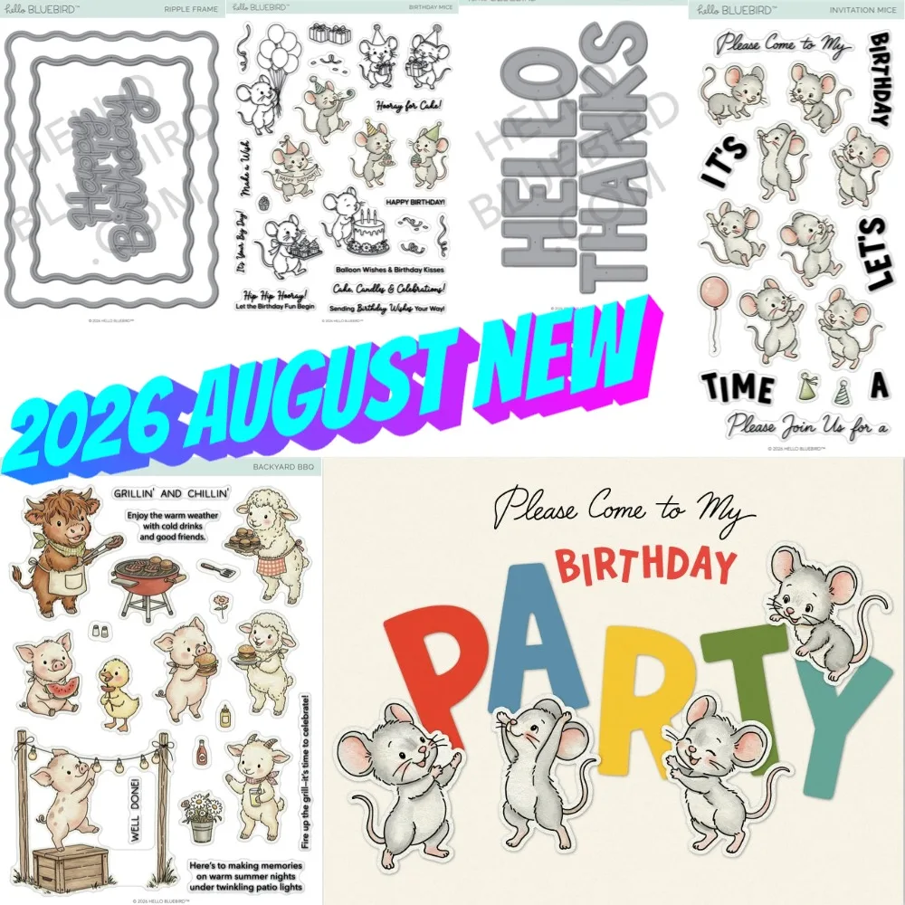 Block Party Metal Cutting Dies & Stamps Scrapbook Diary Decoration Stencil Embossing Template DIY Greeting Card Handmade 2026