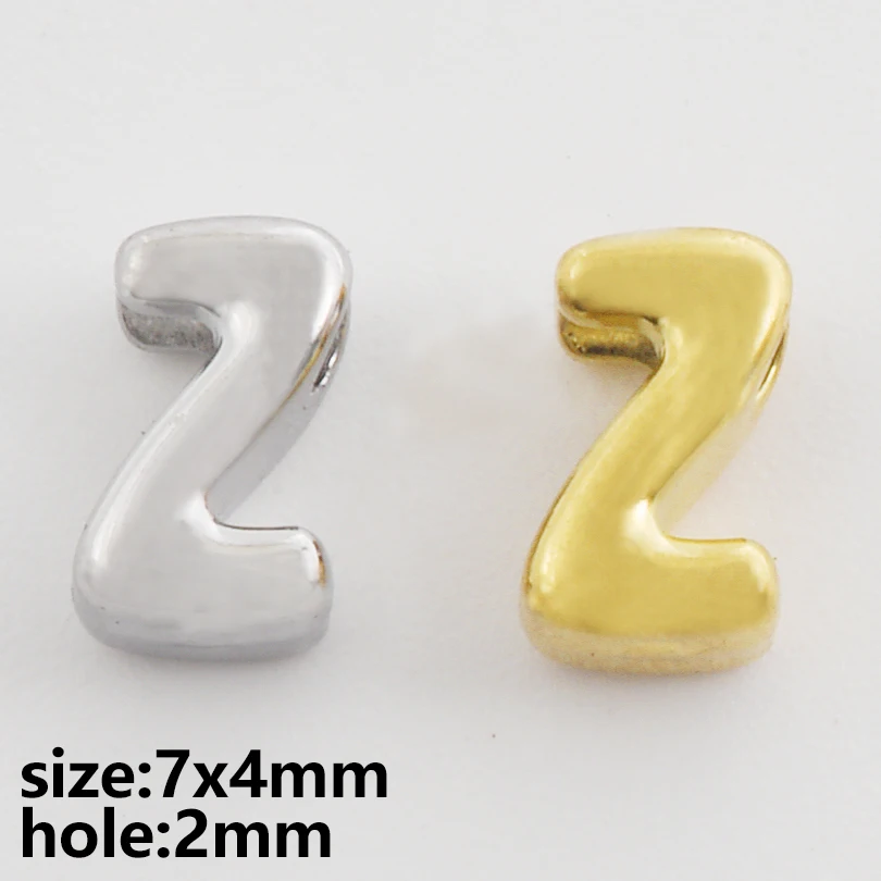 8-26 teile/los Exquisite Kompakte Edelstahl 26 Buchstaben A-Z Charm Anhänger Schmuck Machen Handwerk Diy Halskette Armband Zubehör – Detail 27