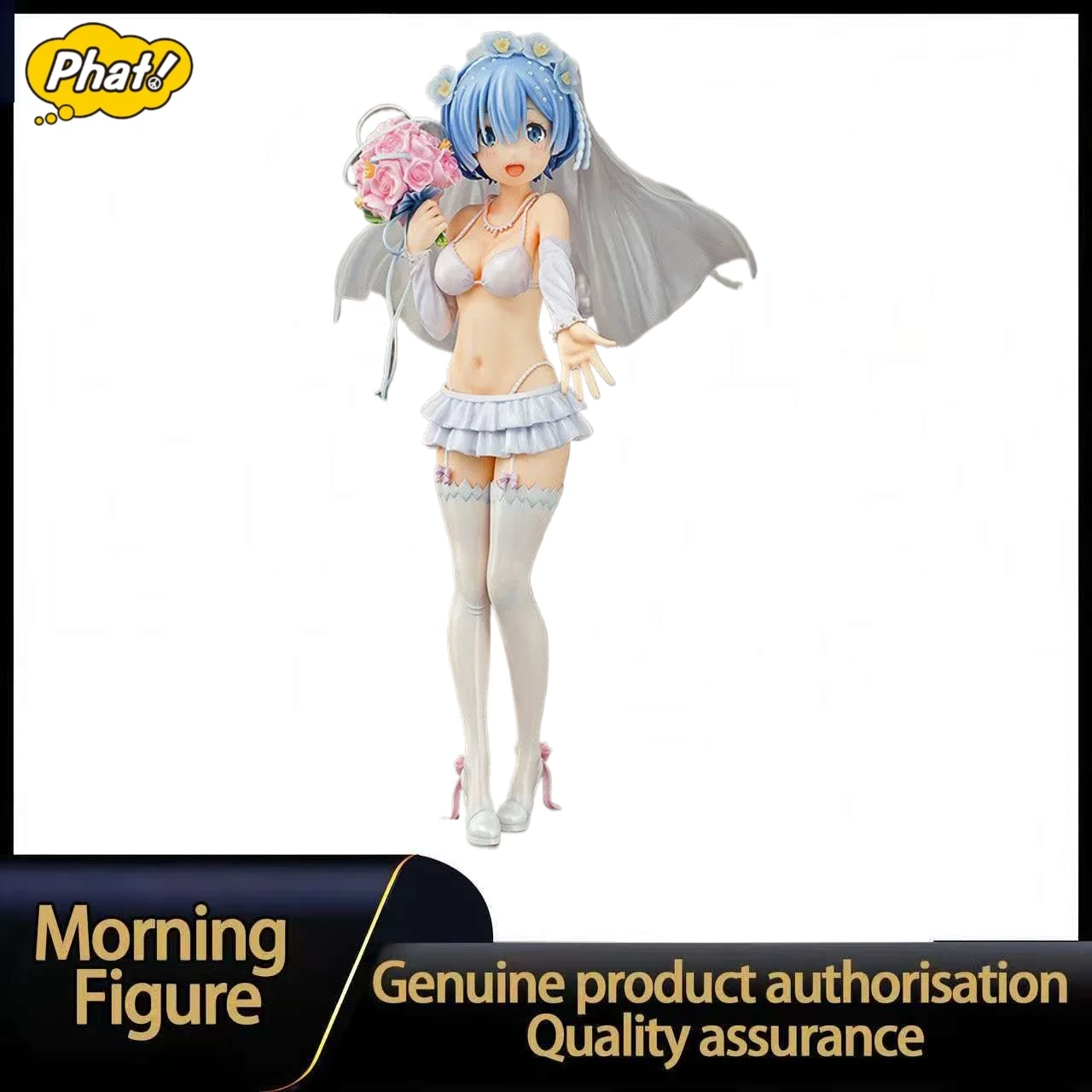 In Stock Phat! GSC Re Zero Starting Life in Another World Rem Wedding 1/7 Scale Figure Toy Model Collection