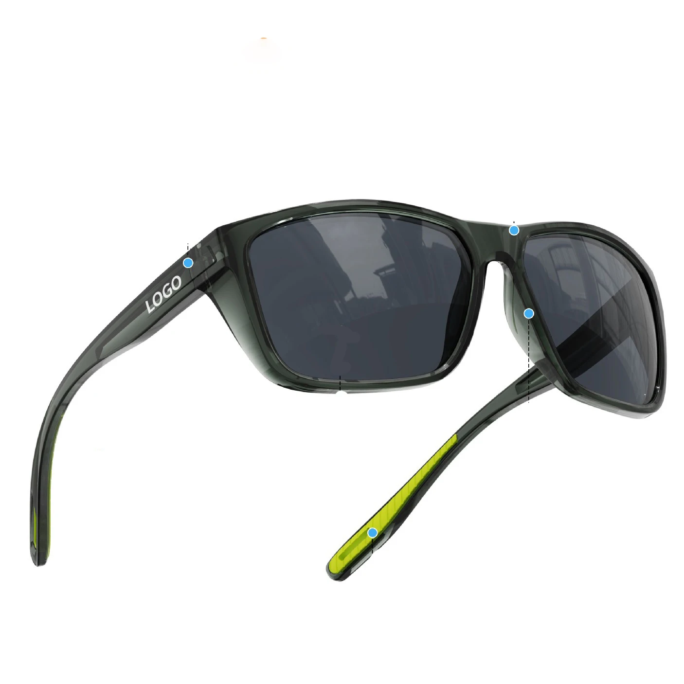 VEITHDIA Polarized Goggles Fishing Golfing Exercise Outdoor Sunglasses For Unisex And Anti Glare Anti Slip Sunglasses VSKM-Y357