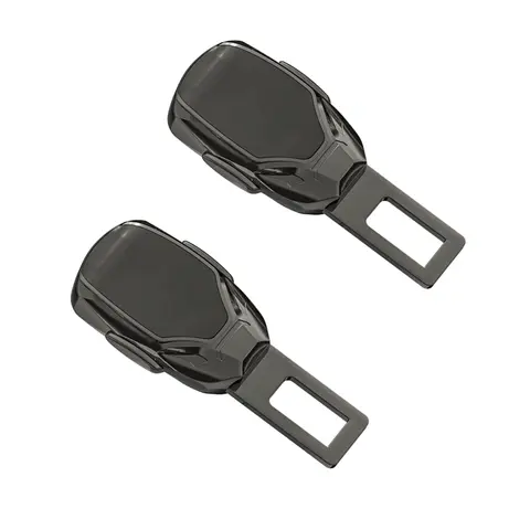 1/2pcs Car Seat Belt Extender Plug Extender Safety Seatbelt Lock Buckle Plug Converter Clip Accessories For Tesla Porsche