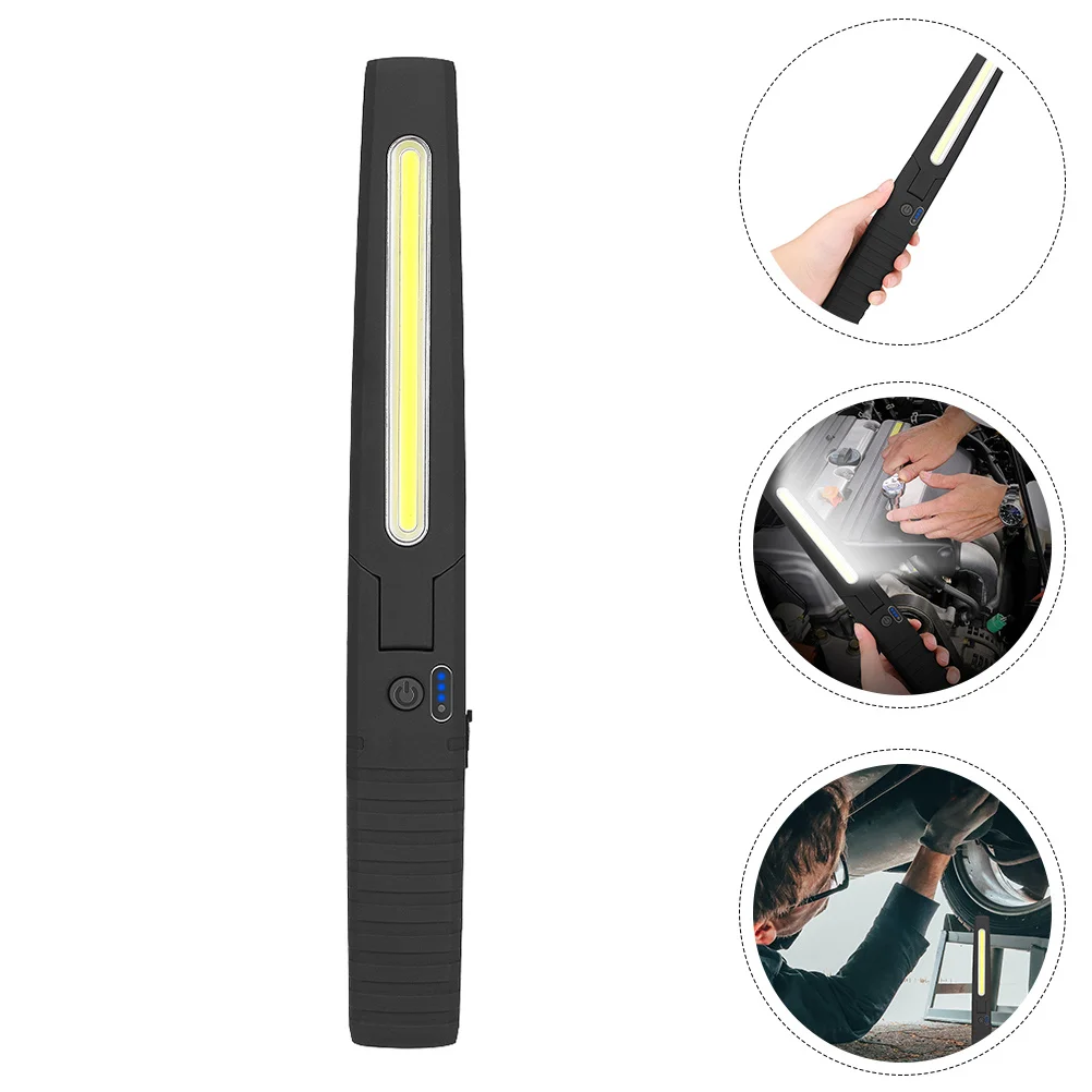 

USB Rechargeable Portable LED Work Light Handheld Lightweight Emergency Inspection Flashlight Camping Lamp Outdoor Magnetic
