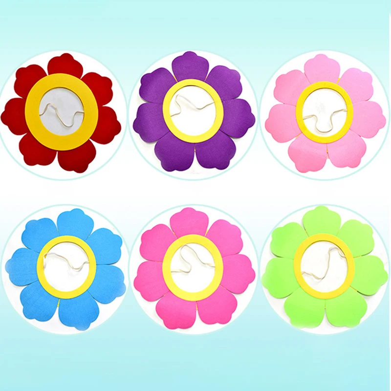 Children's Day Sunflower Headband for Kids Dance Festival Costume Performance Funny Props Decoration Headgear Accessory