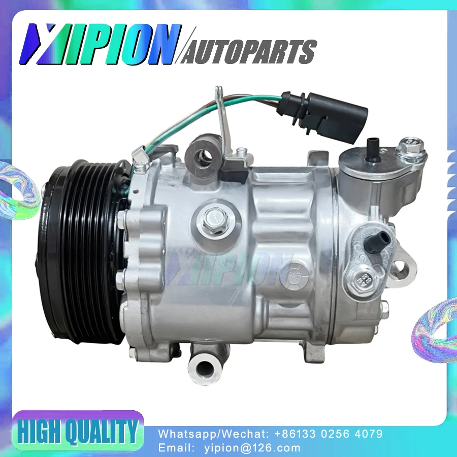 

SD6V12 Air Conditioning AC Compressor For VW Vento Polo Skoda Rapid 6RF820803B 6RF820803 6R0820803A 6RF820803D
