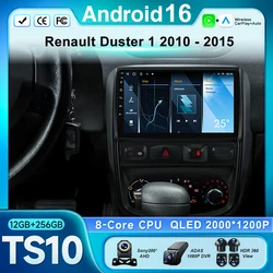 Android 16 For Renault Duster 1 2010 2011 2012 2013 2014 2015 Auto Radio Stereo Multimedia Player Navigation wifi 4G BT No 2din
