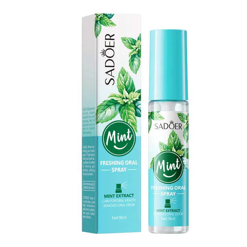 Mint Fresh Oral Fresh Spray 18ML Mouth Freshener Fresh Breath Oral Spray Fresh Breath and Eliminate Bad Breath Spray Persistent