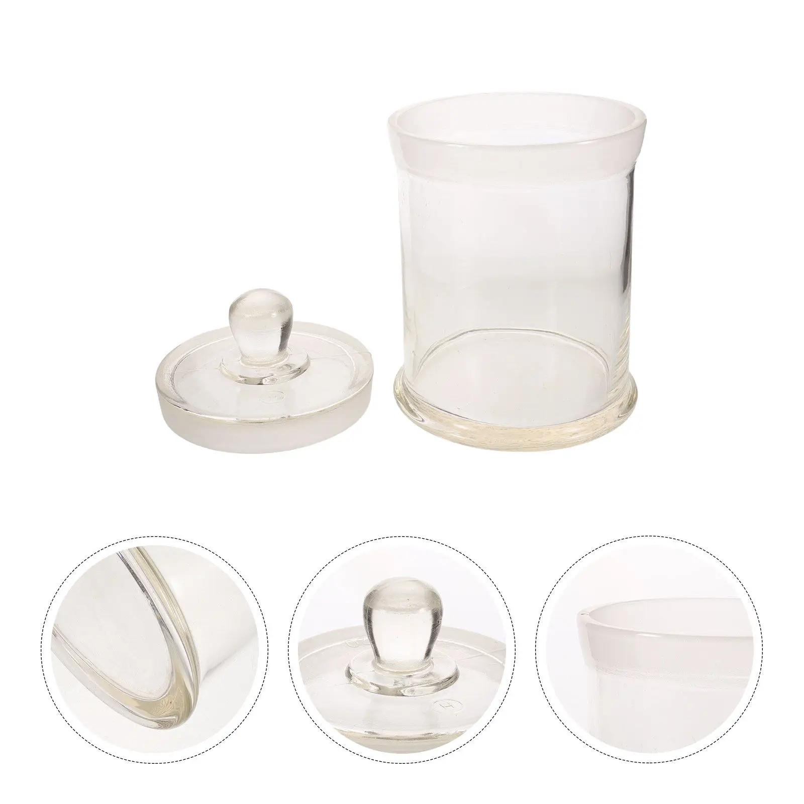 Glass Slide Staining Jar Clear Specimen Storage Bottle School Lab Research Laboratory 1200Ml Transparent Slide Staining