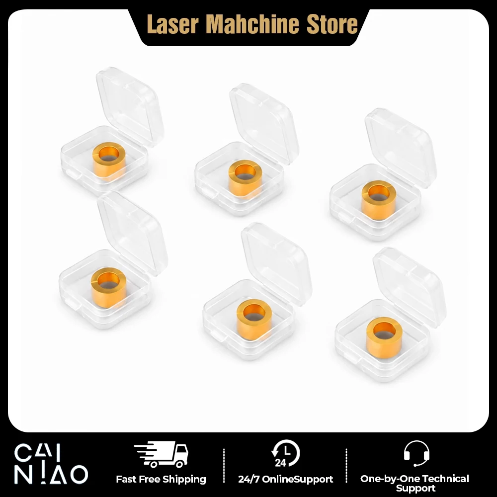 

ELIDOR Laser Spare Lens 6 PCS Kit for Z6 12W Laser Engraver and Cutting Machine Replacement Lens Laser Protection Lens