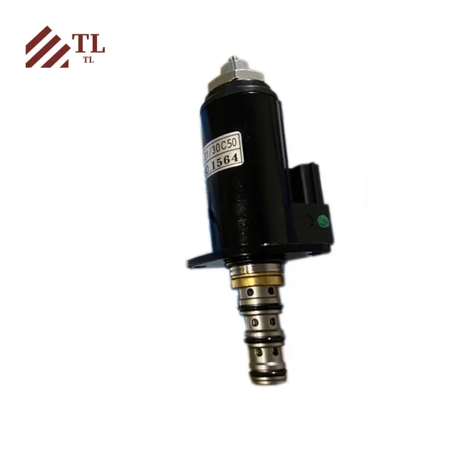 KDRDE5K-31/30C50-140-T 24V Solenoid Valve for Sany SY215C-9 SY225C-9 SY235C-9 Kobelco SK200-5 SK210-8 SK260-8 Excavator.