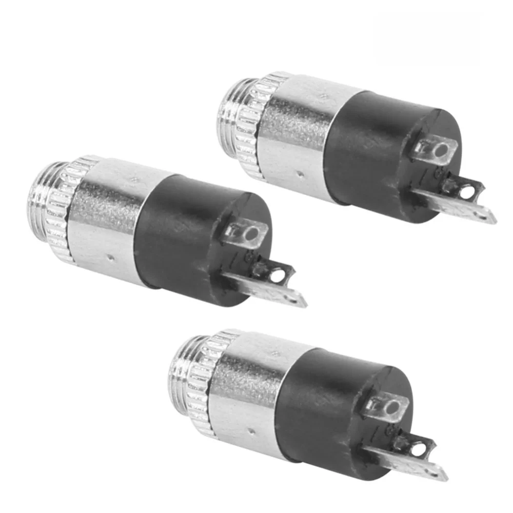 20 Pcs PJ-392 Headphone Female with Screw Nut 3.5mm Earphone Dual-Channel Lightweight Structure Panel Mount Jack
