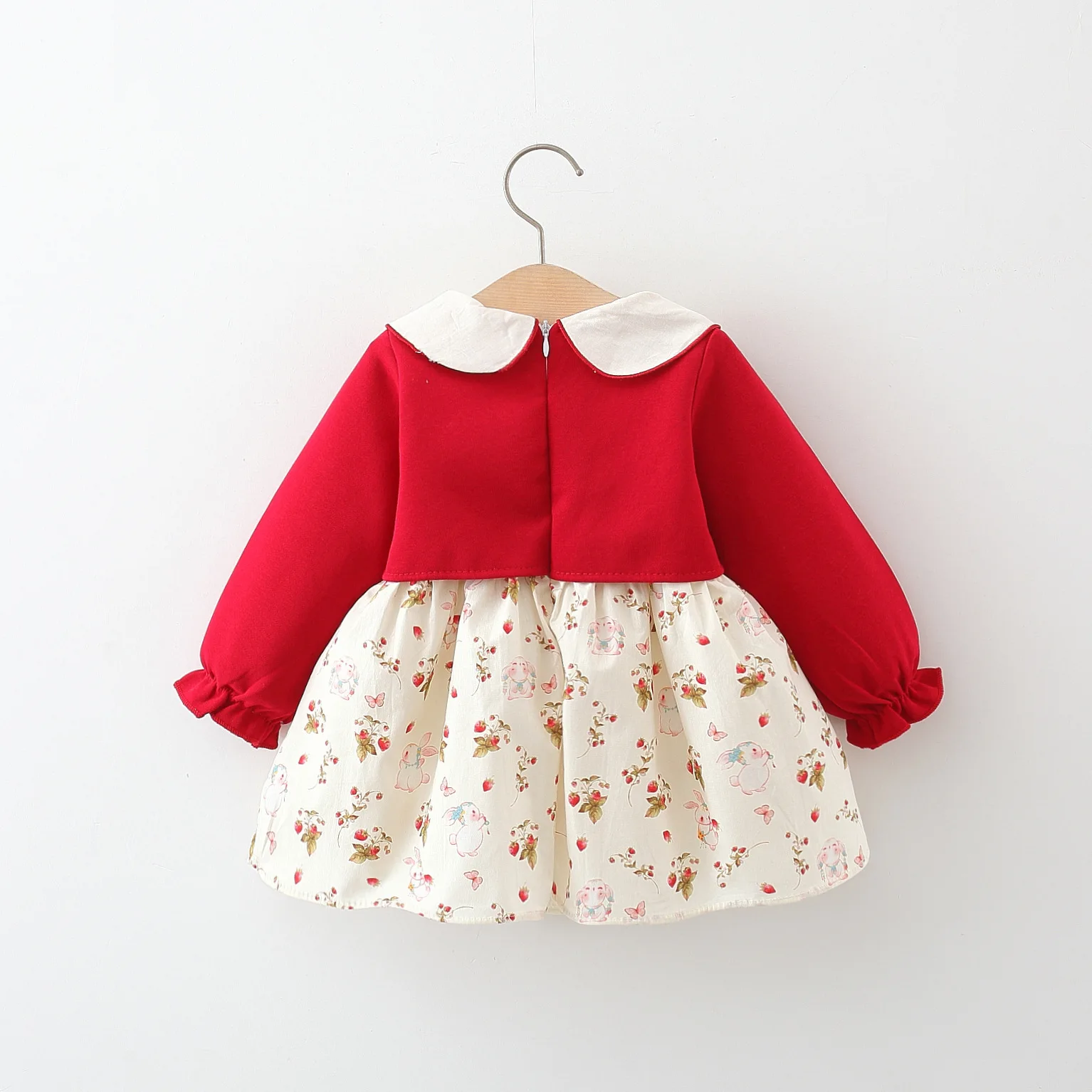 Baby Girl Dress Spring And Autumn Floral Long Sleeved Girl Dress Cute Princess Dress Birthday Party Dress