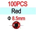 8.5mm Red 100pcs