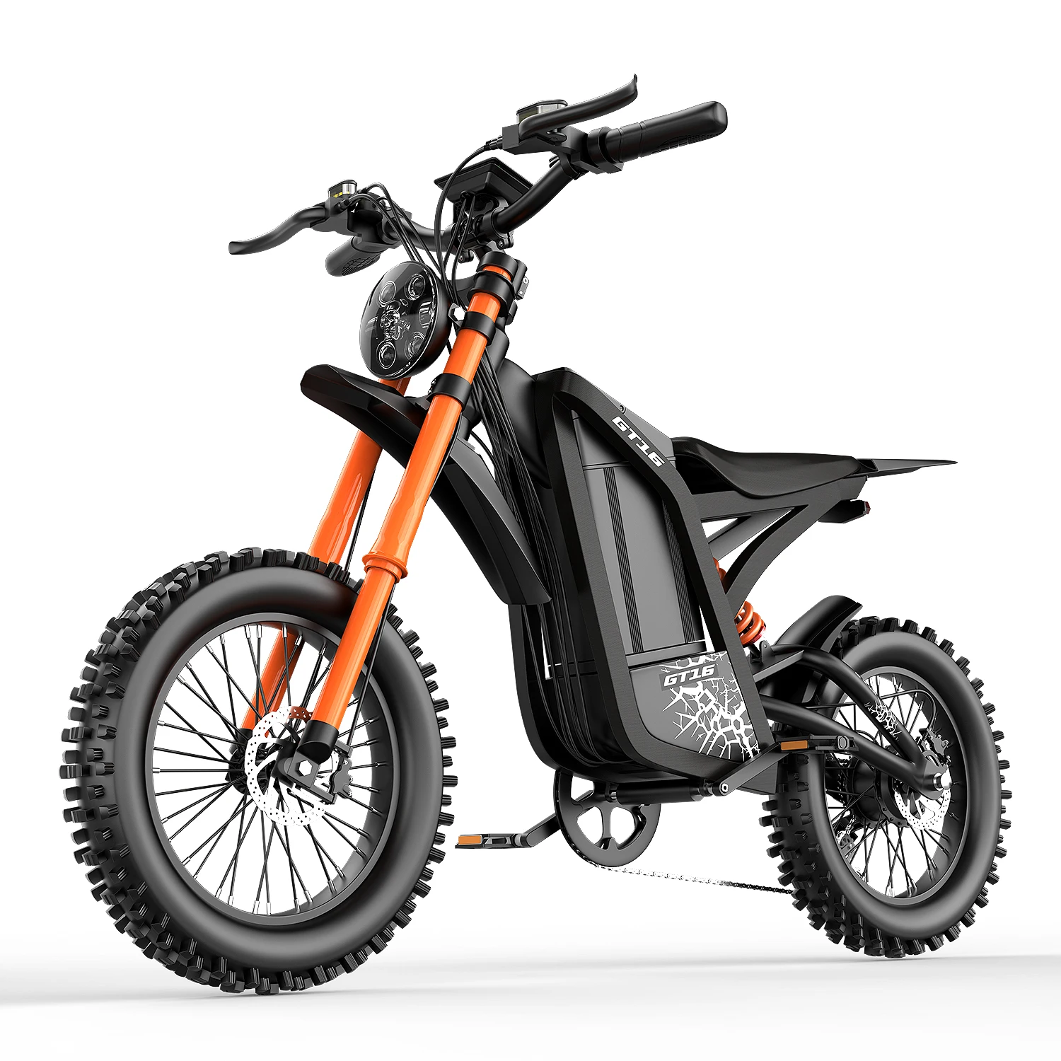

ASKGO 2500W Electric Mini Dirt Bike for Adults Teens, 36MPH 65Miles Fat Tires Electric Bike with Enhanced Full Shock Absorption