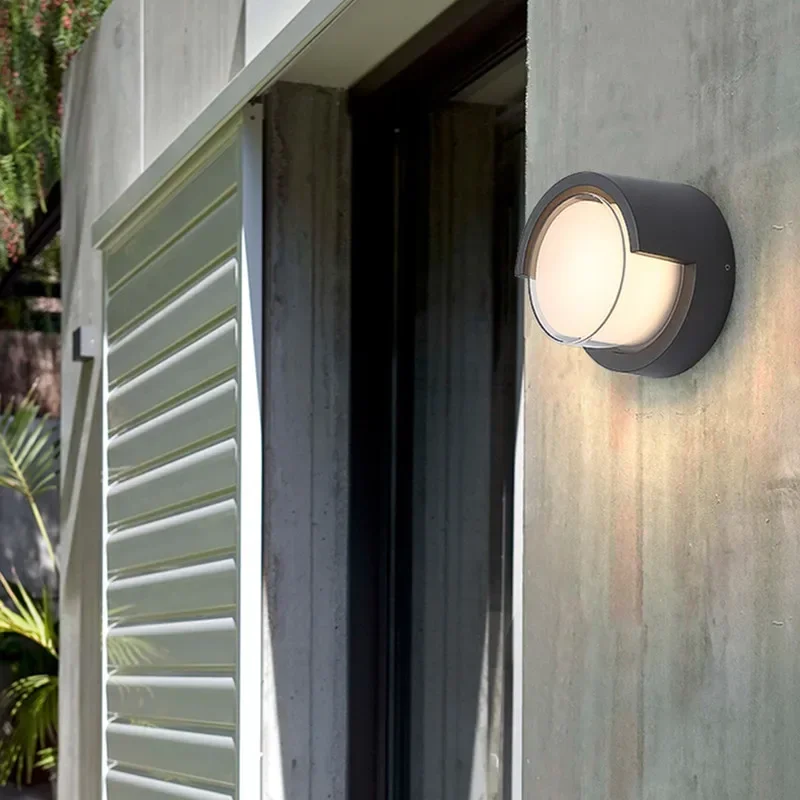 Impermeável LED Outdoor Wall Lights, IP65, AC85-265V