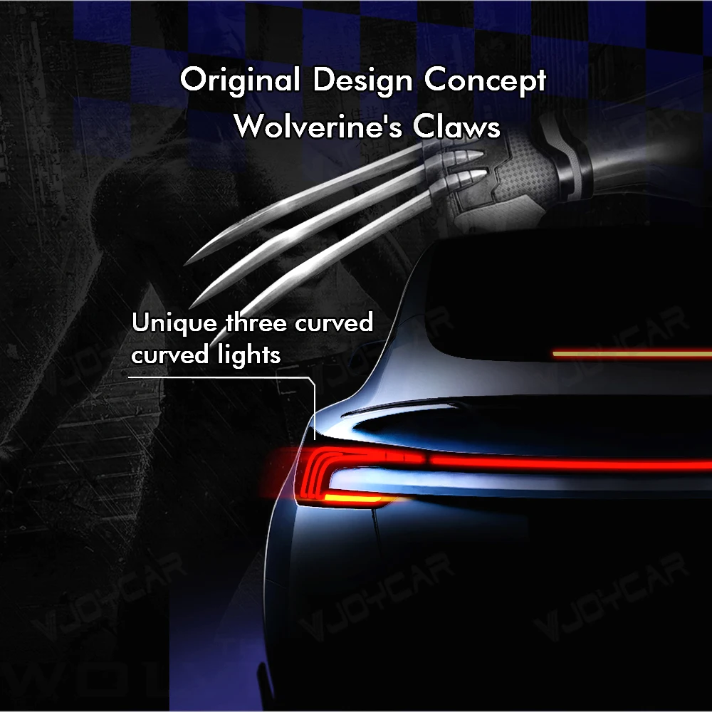 New  Full Width LED Tail Light For Tesla Model 3 Highland 2024+ Sequential Turn Signal Brake Lamp