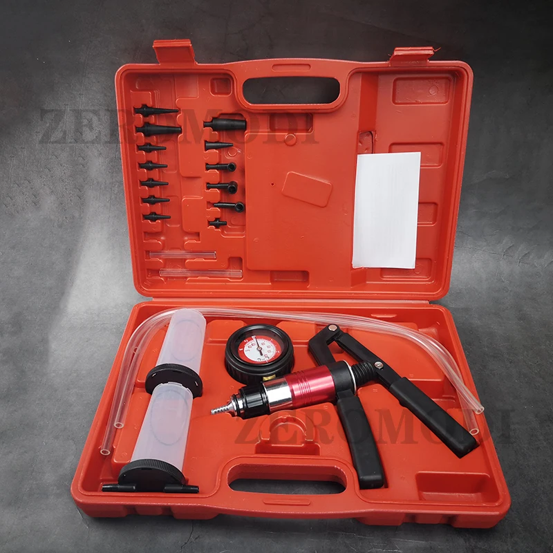 

Auto Diagnostic-tool Car Auto Handheld Vacuum Pistol Pump Brake Bleeder Adaptor Fluid Reservoir Oil Tester Tools Kit