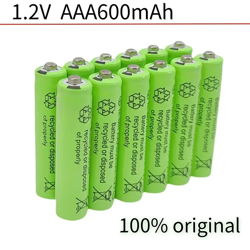 Uto-Batterie aste, 100% V, 1.2 mAh + 1.2V, A600mAh, haute qualité, adaptée aux horloges, aux souris, aux jouets, etc.