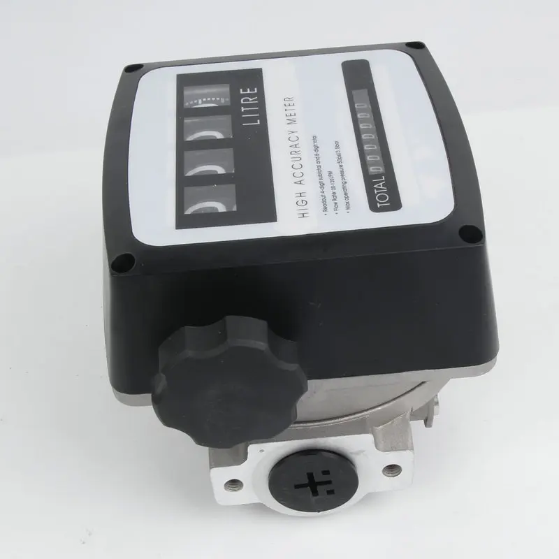 FM Four-digit Display Mechanical Flow Meter Internal Thread Tanker Flow Meter Oil Meter Counter