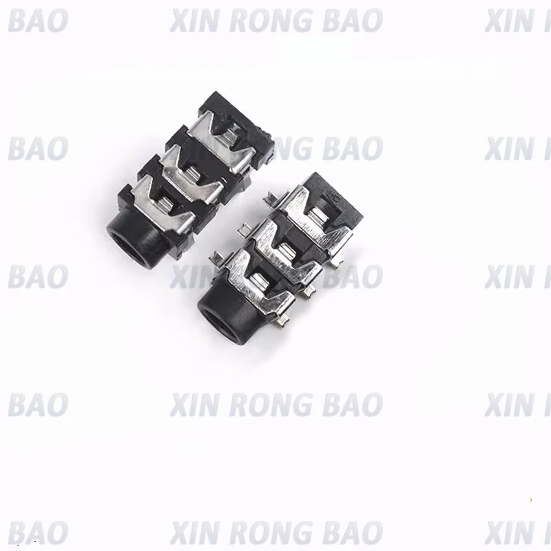 10PCS PJ-313  DIP 5Pin PJ313D SMD 6P 3.5mm Female Audio Connector Stereo Black Headphone Jack pumuddsy