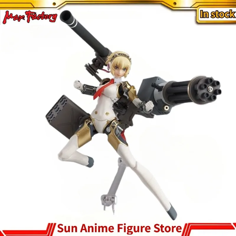 В наличии Оригинальный Max Factory Figma # 161 Ultimate Inn Mayonaka Arena Aegis 14 см ПВХ Аниме Фигурка Игрушка Подарок Украшение